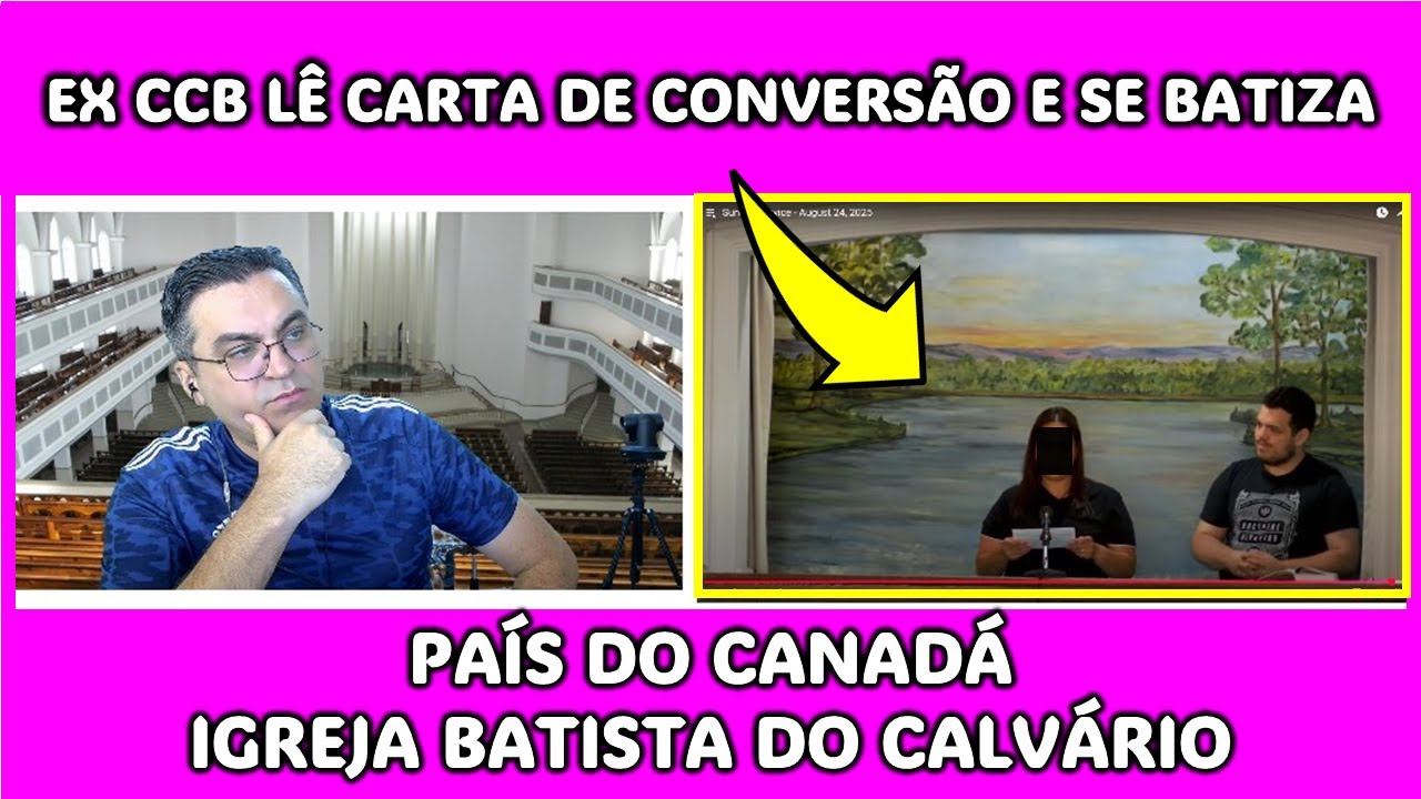 ex CCB LÊ CARTA DE CONVERSÃO NA IGREJA BATISTA E SE BATIZA