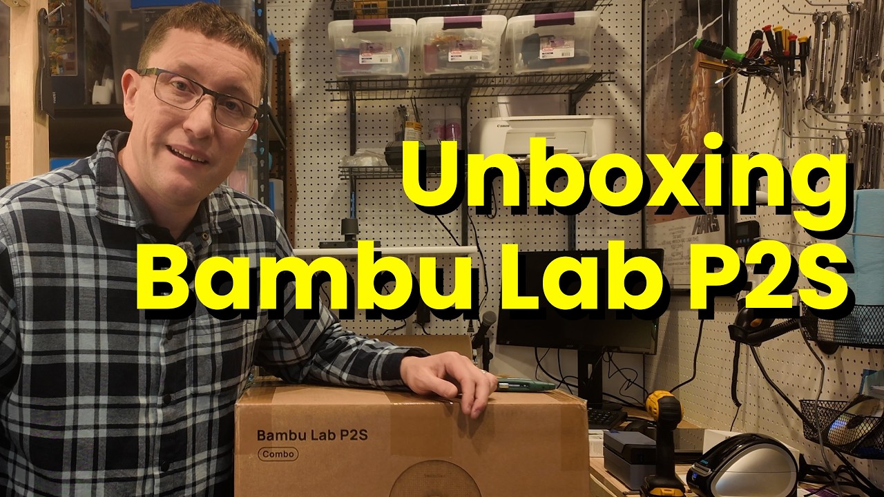 Распаковка моего второго 3D-принтера Bambu Lab P2S для масштабирования бизнеса.