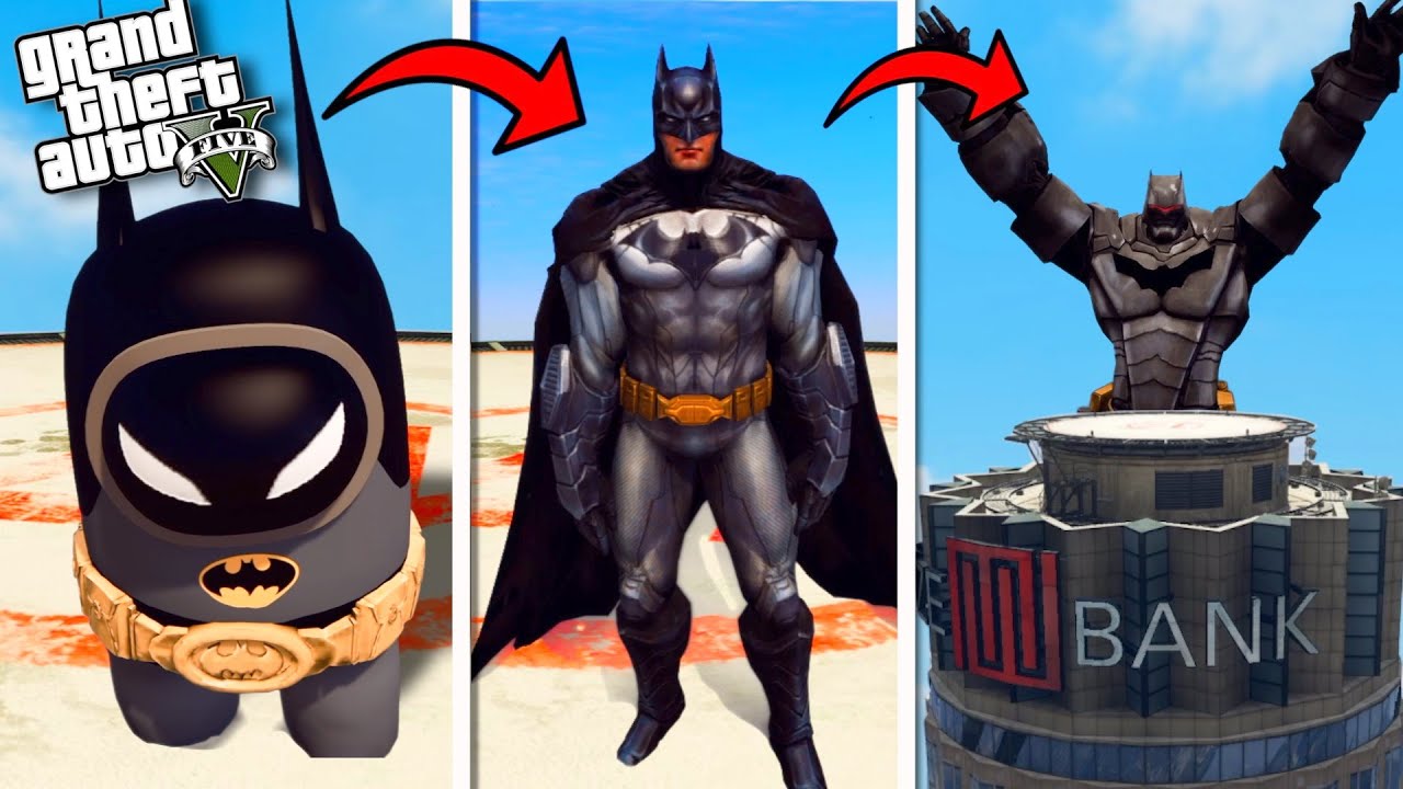 Upgrading BATMAN into BATGOD in GTA 5.. (GTA 5 MODS)