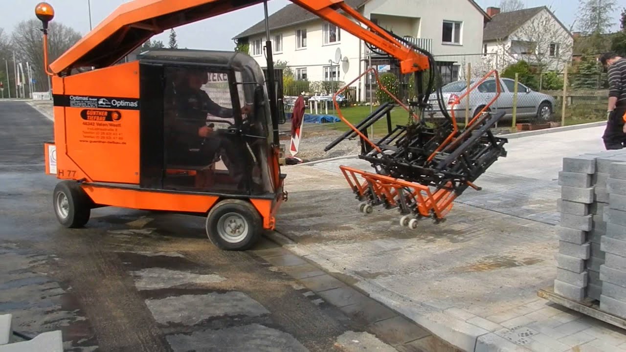 masch pflasterverlegung Pflastermaschiene optimas 771