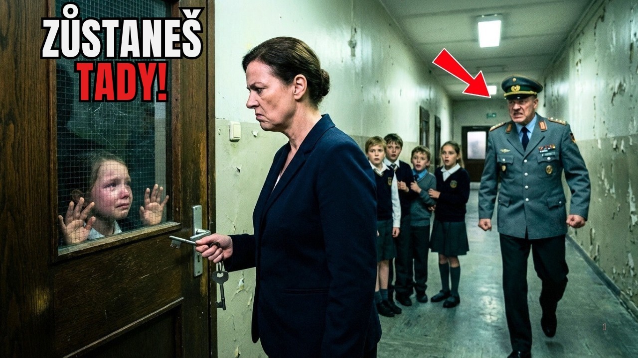 „Učitelka zamkne dívku do temné skříně. O pár sekund později GENERÁL vykopne dveře!”