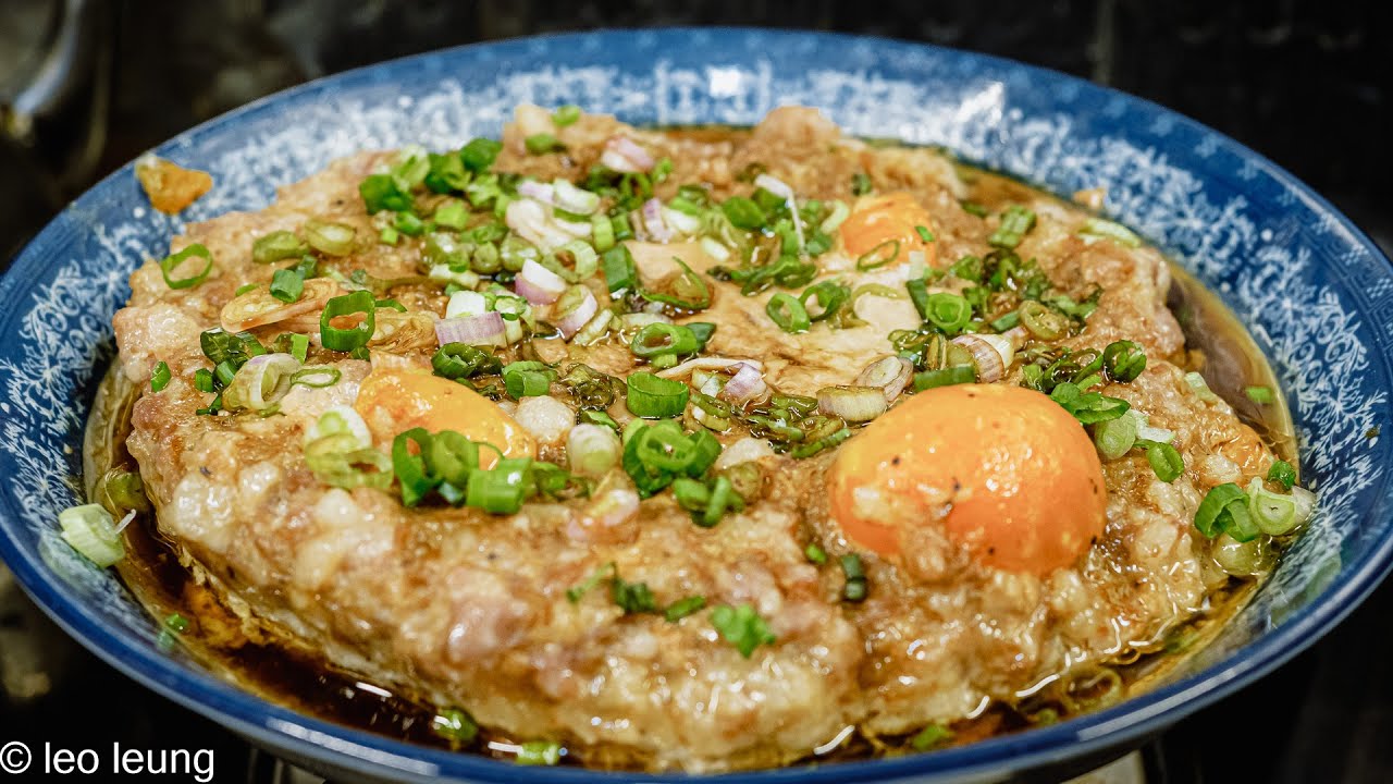 廣東話影片｜咸蛋蒸肉餅｜經典香港家常菜，如何讓新鮮豬肉即醃即蒸都能夠保持嫩滑彈口？看完影片就知道了！