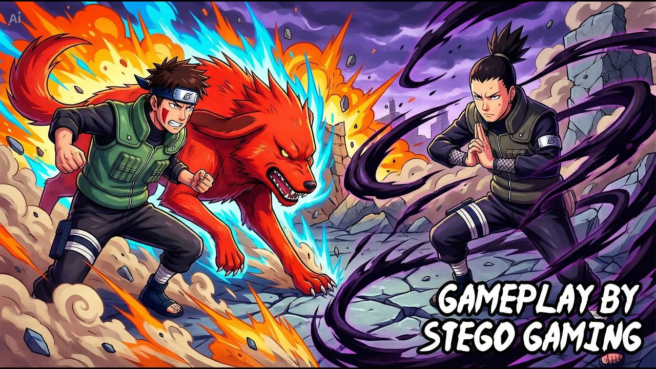 Kiba vs Shikamaru! Pertarungan Strategi vs Insting 🔥|  Storm Connections