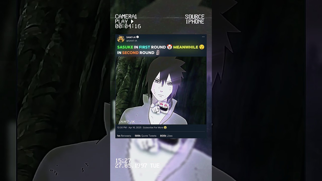 SASUKE REVENGE ON MADARA 🤯🗿