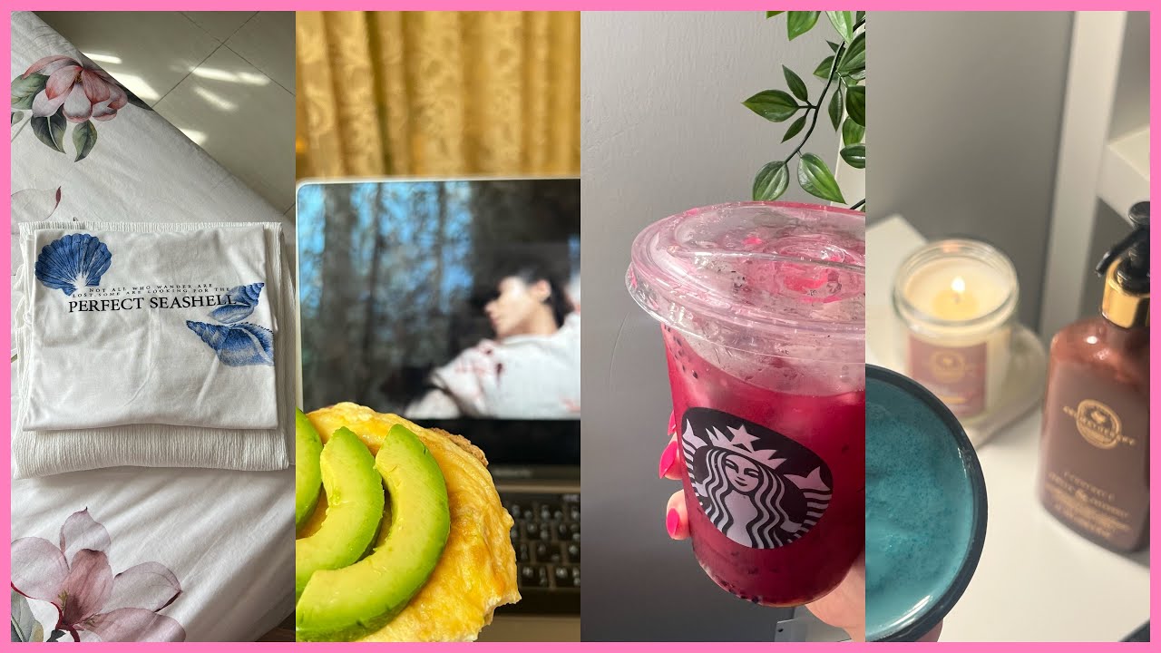 اقضوا معي يومي-مشروب ستاربكس -منتجات استخدمتها💗🌸