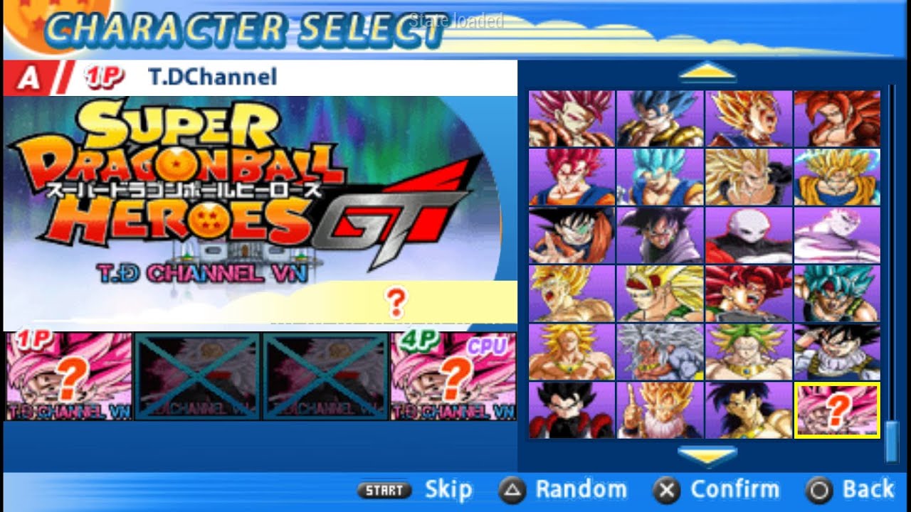 BIG UPDATE!!! Super Dragon Ball Heroes GT Mod By T.D Channel VN DRAGON BALL Z TTT MOD V14