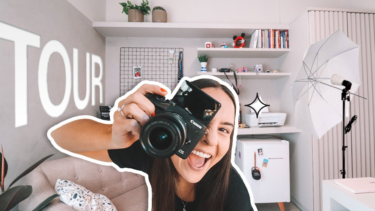 TOUR No Meu EST&Uacute;DIO DE GRAVA&Ccedil;&Atilde;O Em Casa: Funcional Para Gravar V&iacute;deos! & Dicas Para Montar O Seu