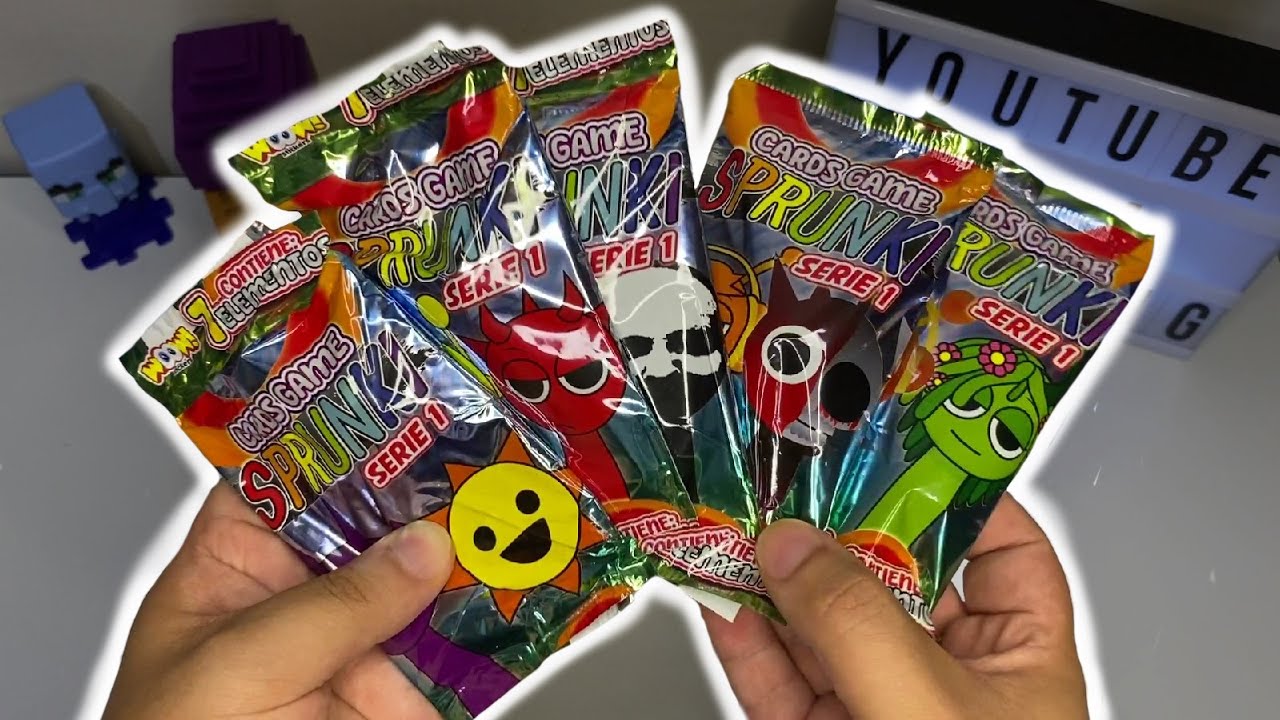 Cartas de Sprunki de Woow Stickers Unboxing Sobres Sorpresas
