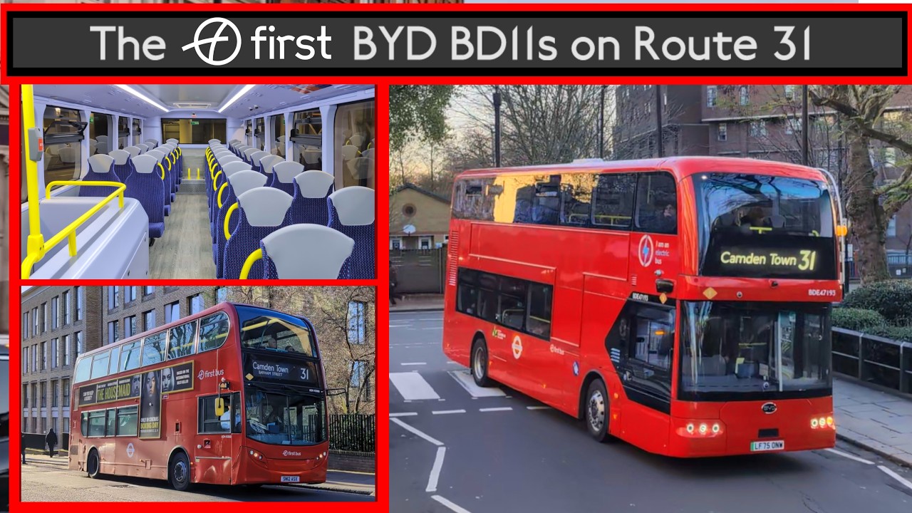 The FIRST BYD BD11s on Route 31! BRAND NEW Interior (Goodbye Enviro400 Hybrids) London Bus Changes