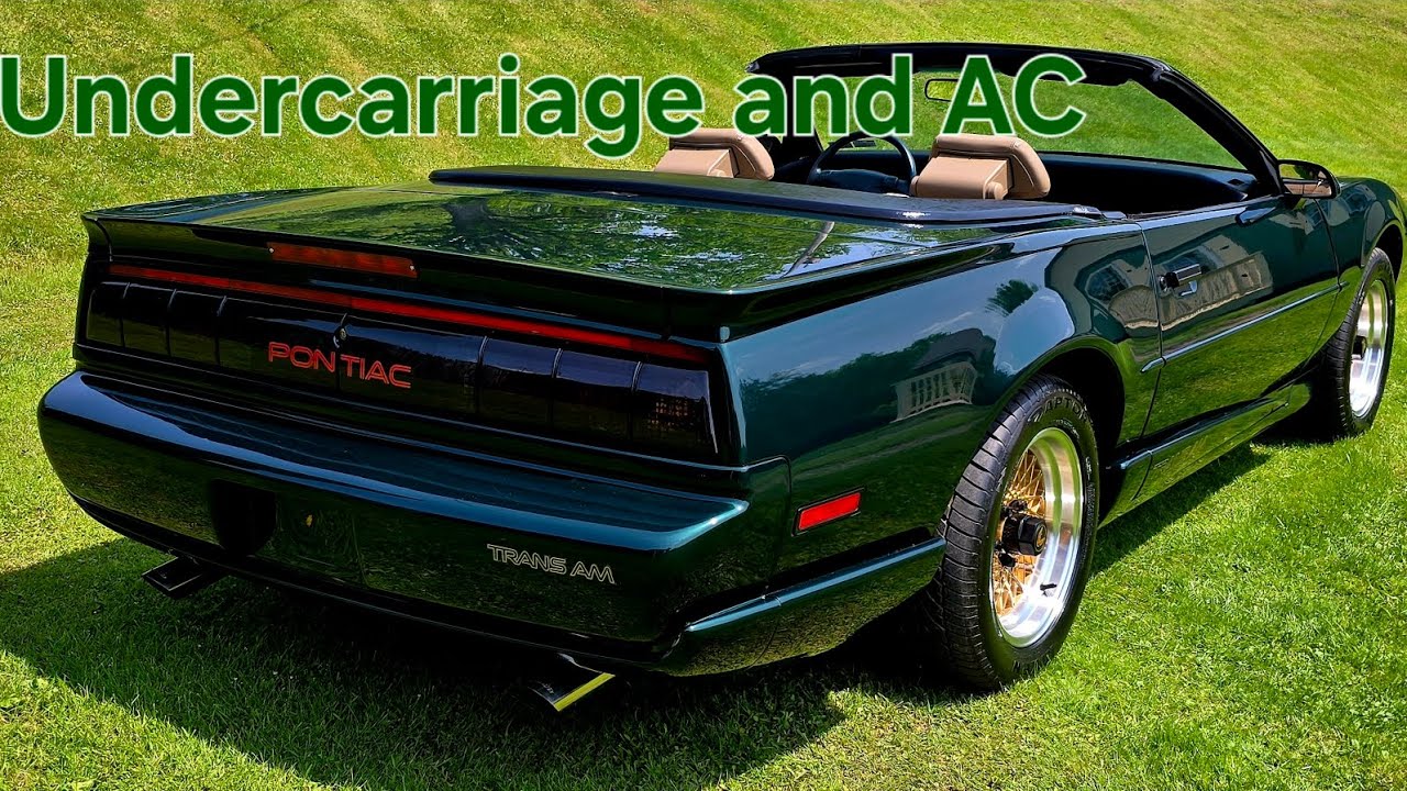 1992 Trans Am Undercarriage and AC Test