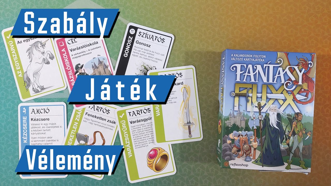 Fantasy Fluxx | Végigjátszás | Játékszabály