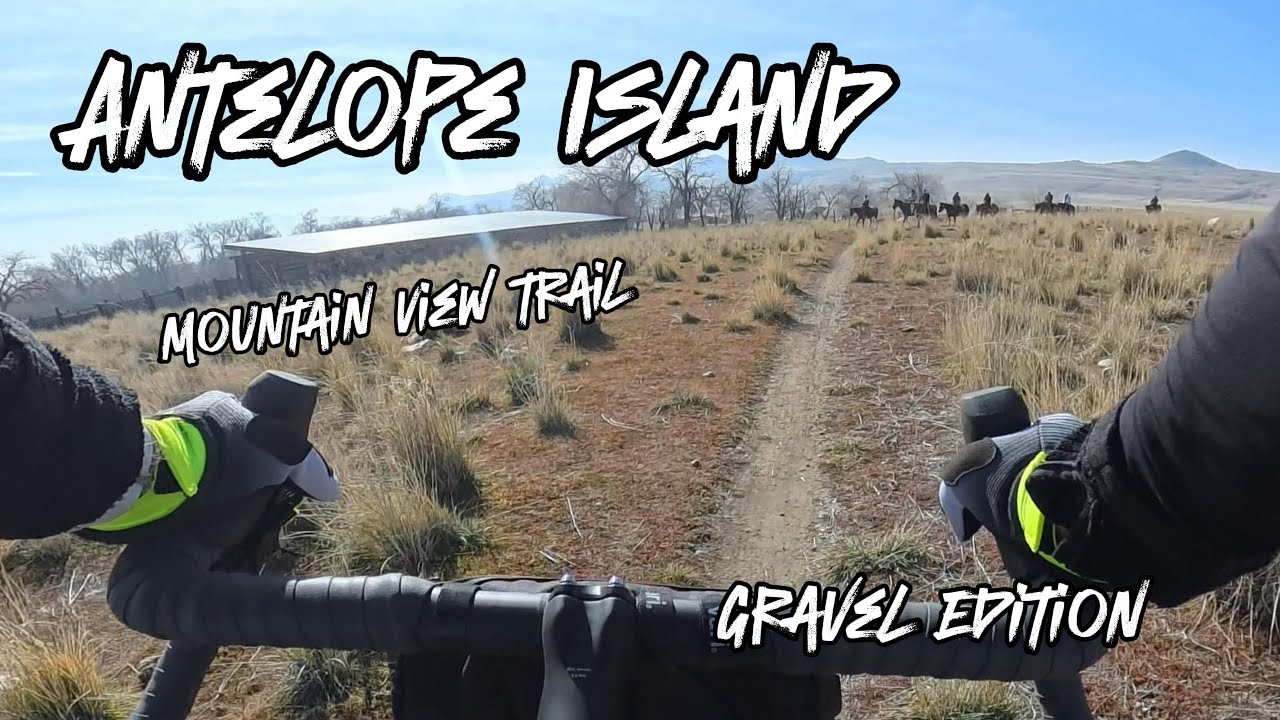Best Gravel Rides in Davis County Utah  Antelope Island Mountain View Trail Gravel Edition