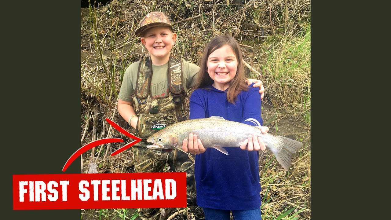 MY DAUGHTER'S FIRST STEELHEAD (Don't miss this one!)