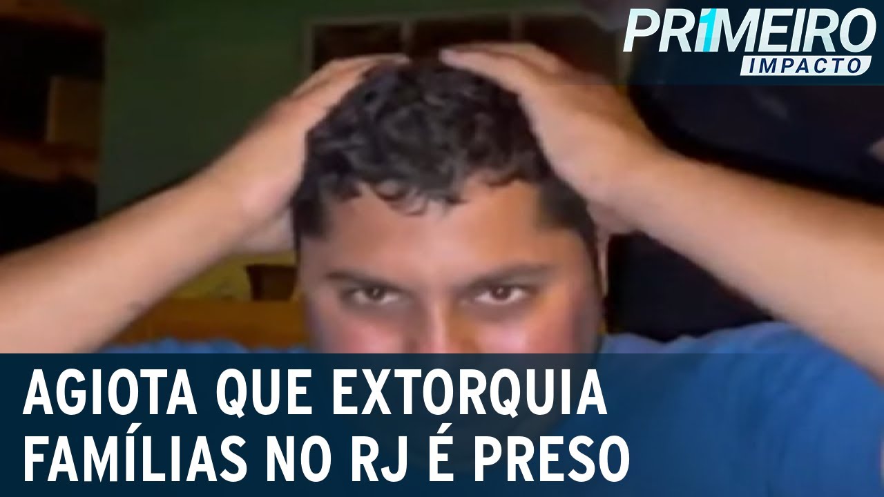 Agiota que extorquia e ameaçava famílias no RJ é preso em flagrante | Primeiro Impacto (15/09/21)