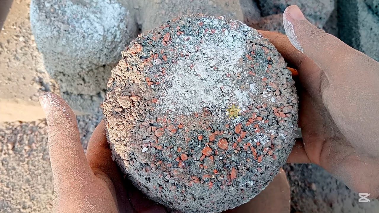 HBD🎈@nubaishakhan5331 Red Stoney Gray crunch Texture Dry Clay pot crumbling 🔥