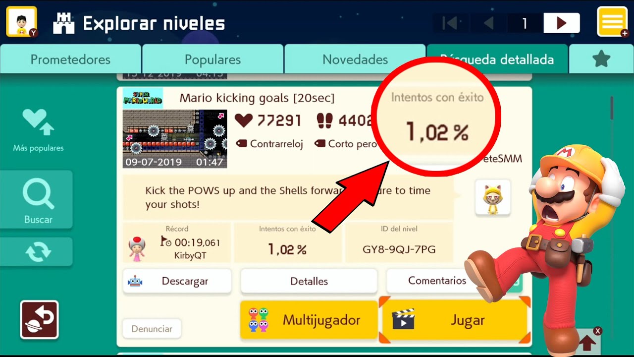 ¡¡SOLO EL 1% SE HA PASADO ESTO!! - Super Mario Maker 2