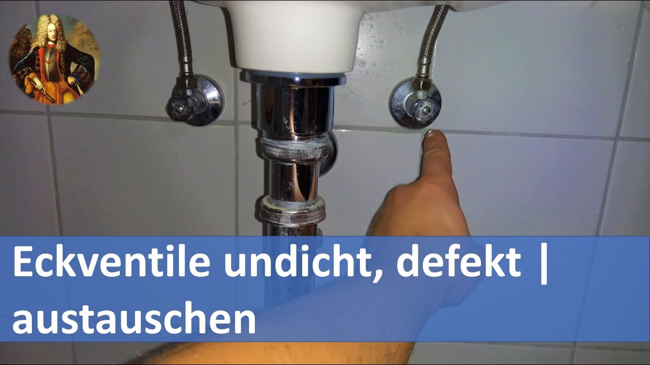 Eckventile undicht, tropfen, defekt | austauschen, wechseln