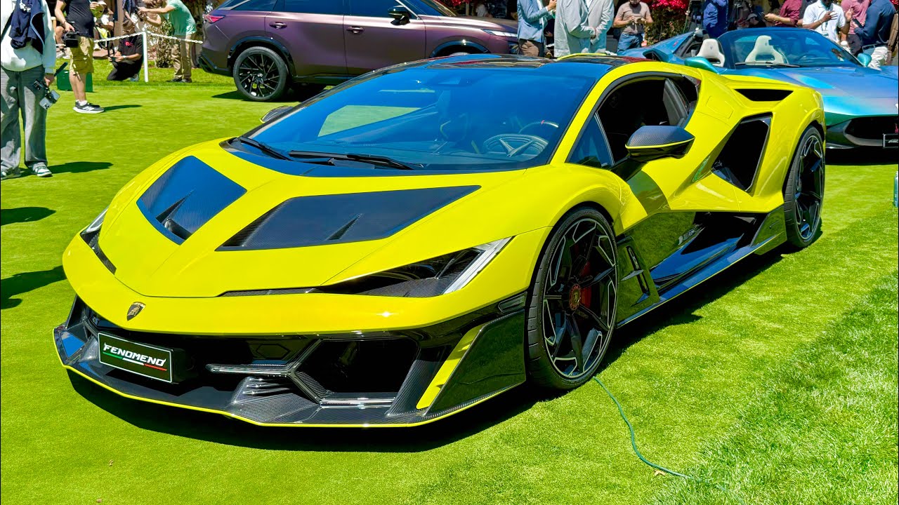 Car Week 2025 Day 7: NEW Lamborghini Fenomeno and MORE at Pebble Beach Concours!!