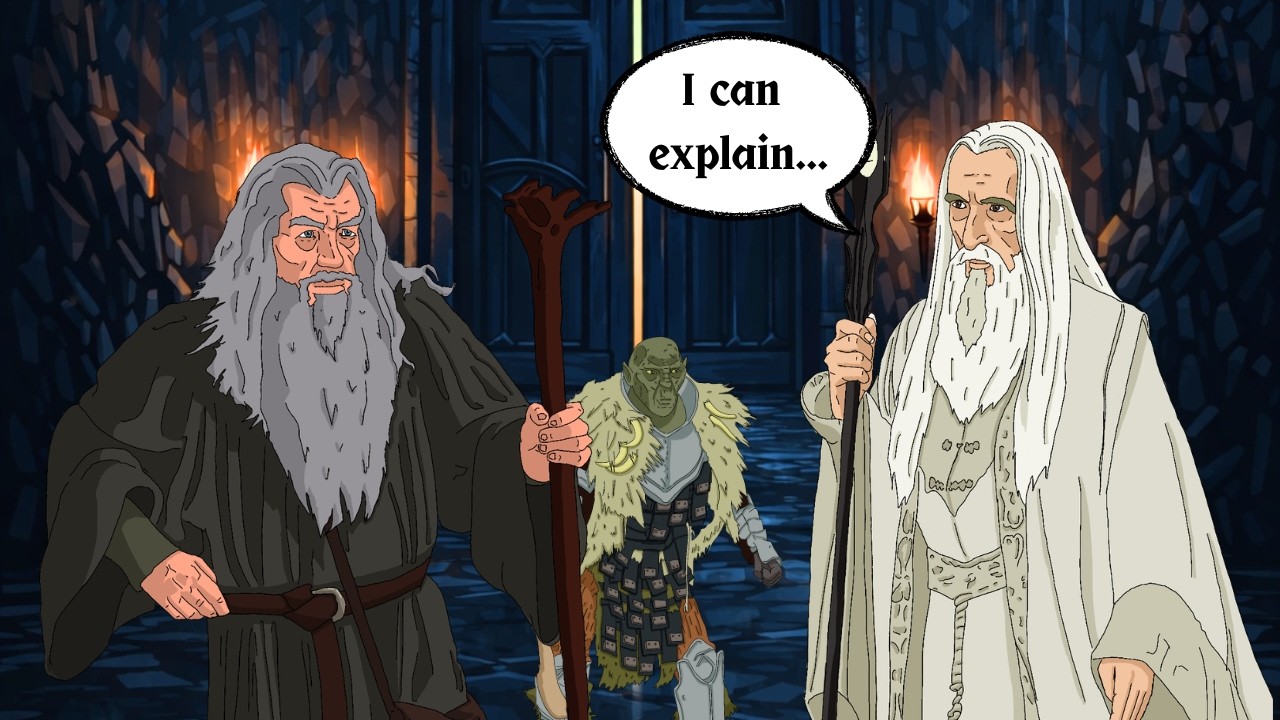 Saruman Has a Perfectly Reasonable Explanation for the Orc Army