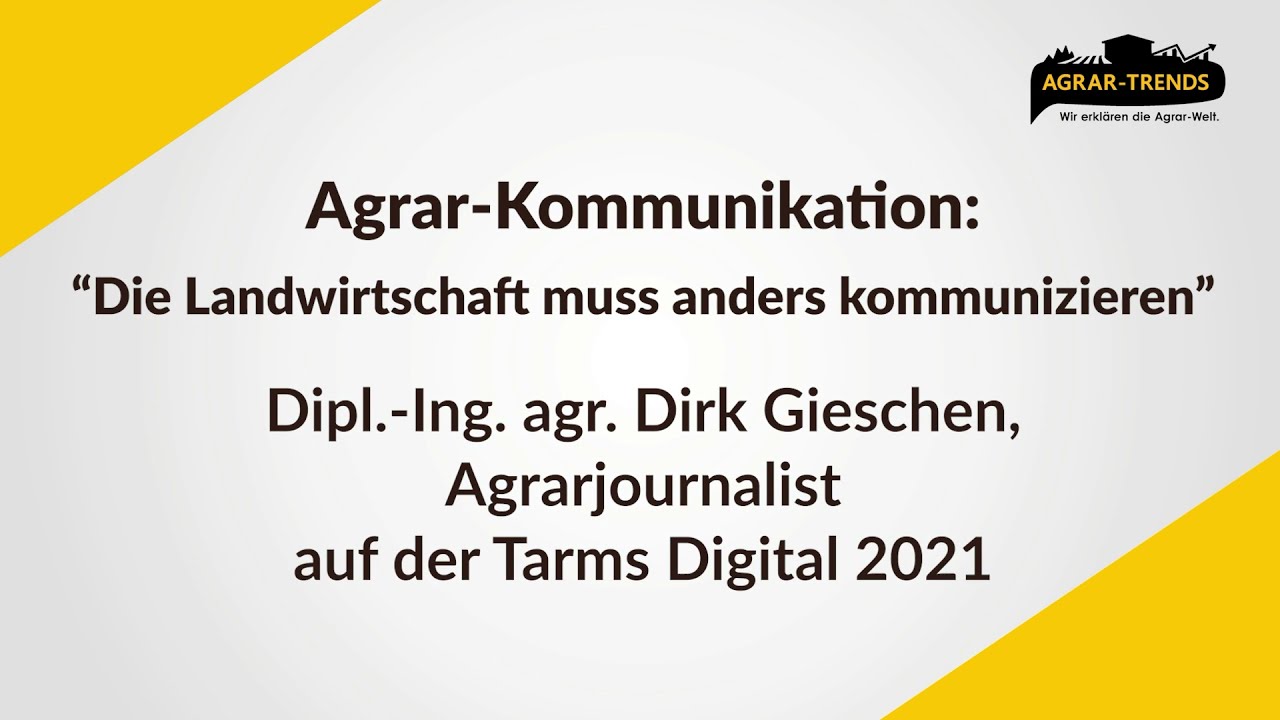 Agrar-Kommunikation: Die Landwirtschaft muss anders kommunizieren