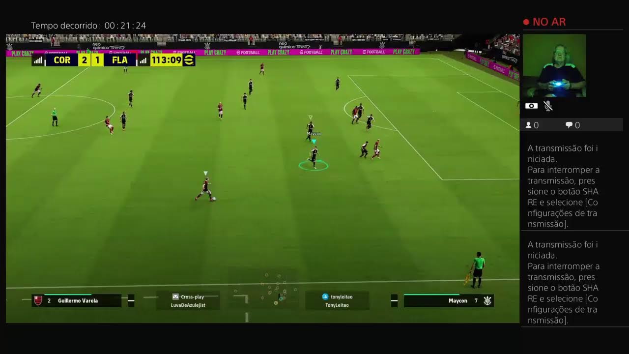 Transmissão ao vivo do PS4 de tonyleitao