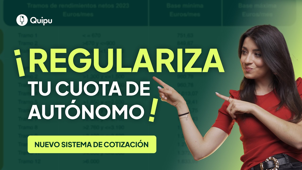 🕗 REGULARIZACIÓN de las CUOTAS de Autónomo | Qué es y cuándo se hará