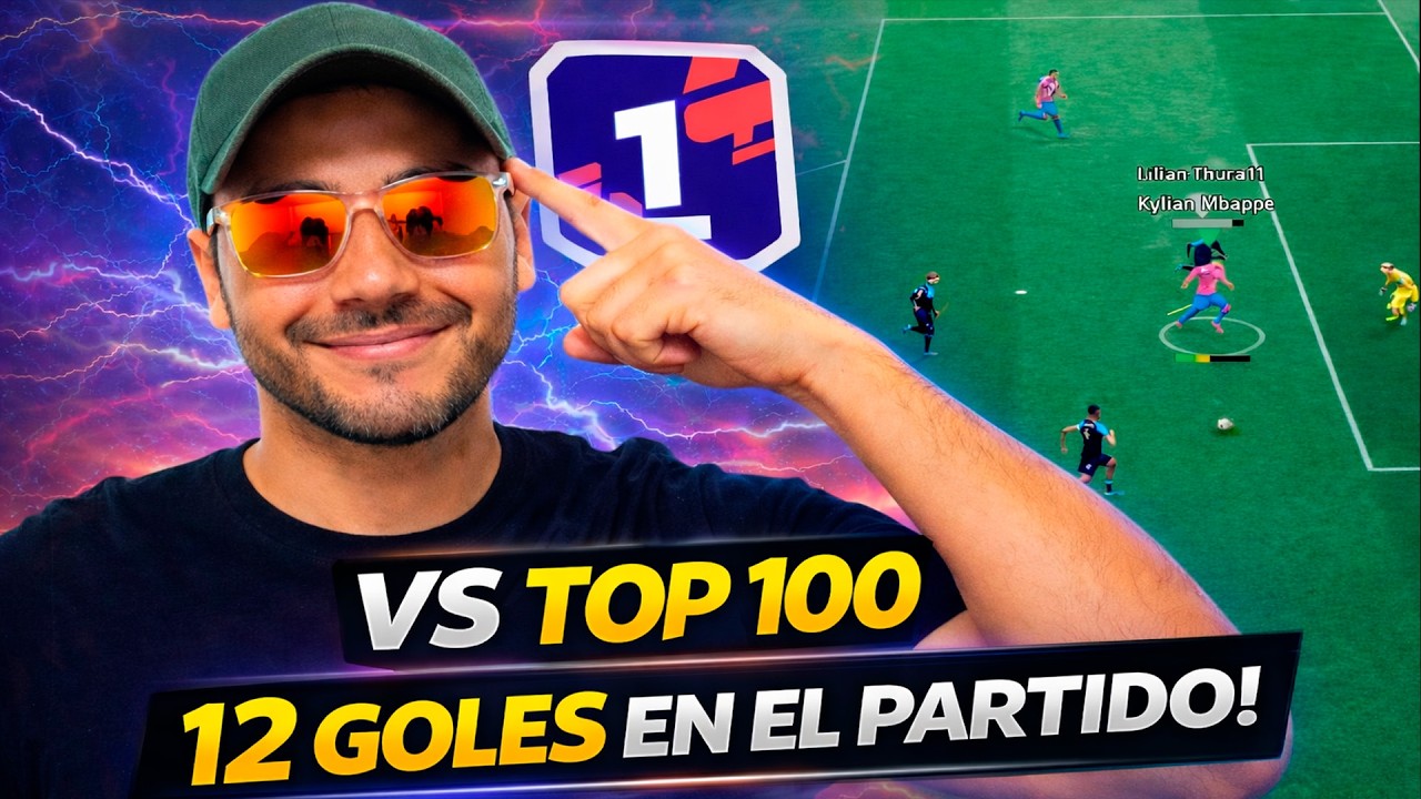 Partidazo con Lluvia de Goles VS un TOP 100! #efootball2026