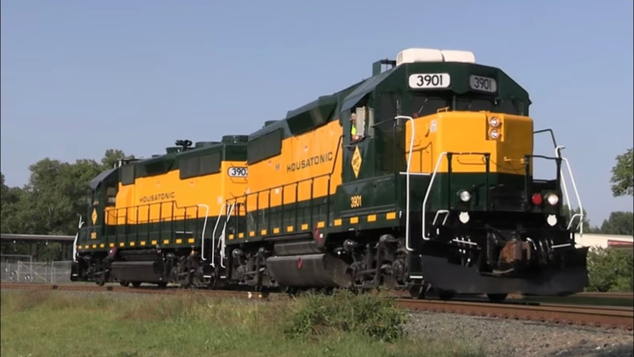 Housatonic Railroad's new locomotives in use! August 2025