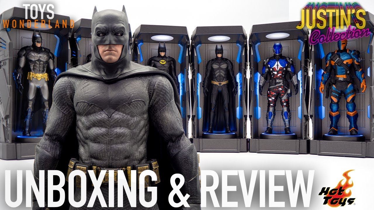 Hot Toys Batman Arkham Knight Miniature Hall of Armor Unboxing & Review