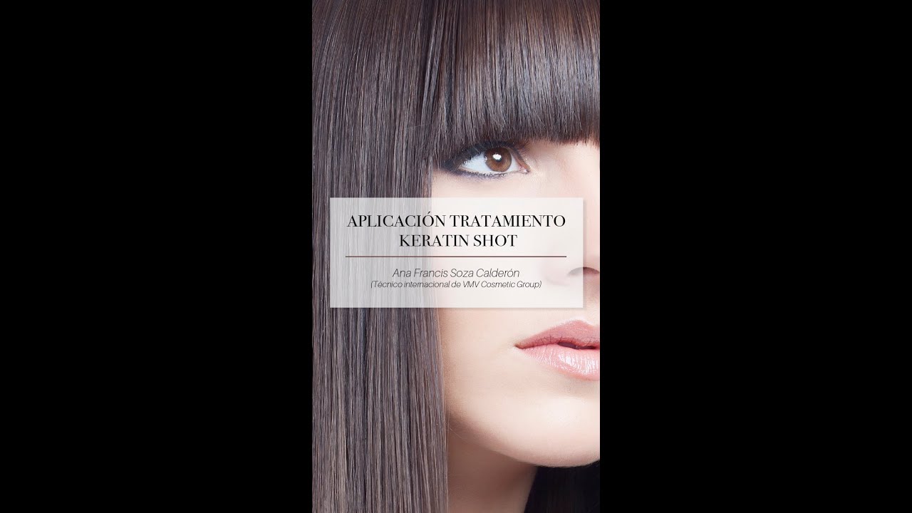 Aplicación del tratamiento de queratina Keratin Shot | Salerm Cosmetics