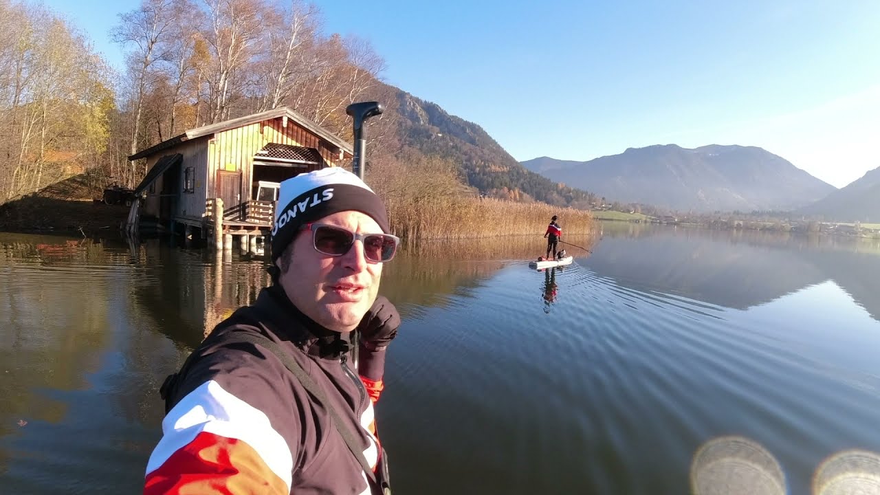 SUP und Berg am Schliersee, November 2021