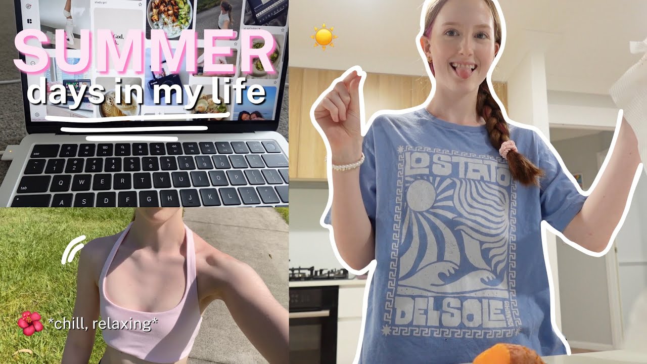 SUMMER DAYS IN MY LIFE ! ☀️🌺 *chill, relaxing, summer break*