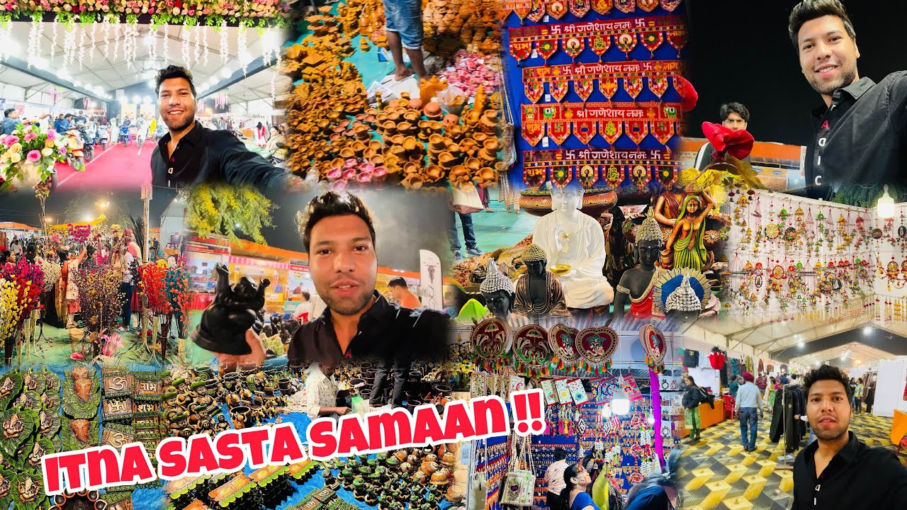 Biggest DIWALI BAZAAR in Motijheel, Kanpur 🛍️🤩 | Bahut sasta Samaan Market mae 😱🎊