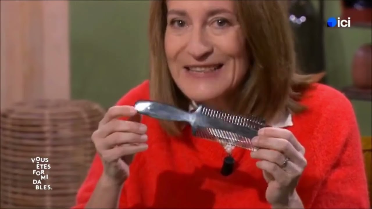 Marguerite Villedey dernier artisan cornier Fabricante de peignes en corne