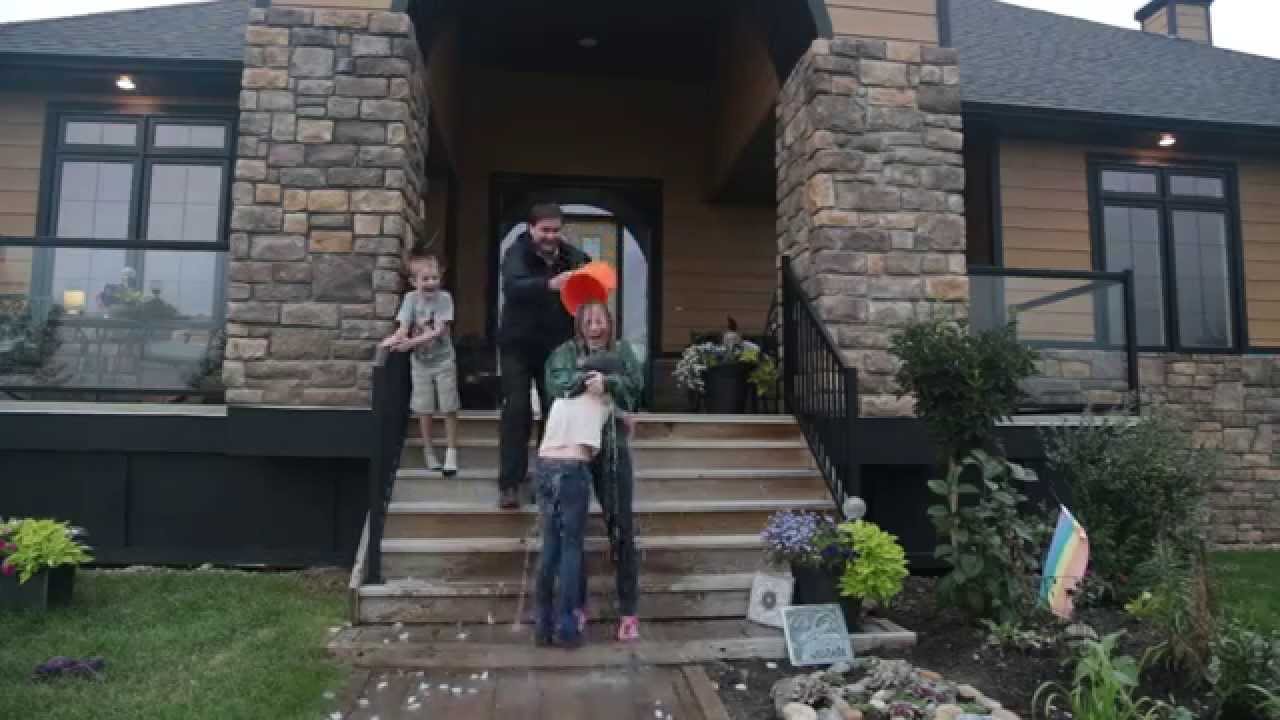 Jody and Emma and the ALS Ice Bucket Challenge