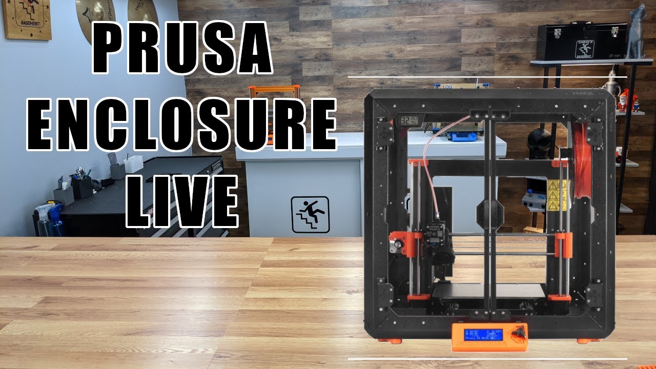 Prusa Enclosure Build - Come Hang Out! - Chris's Basement