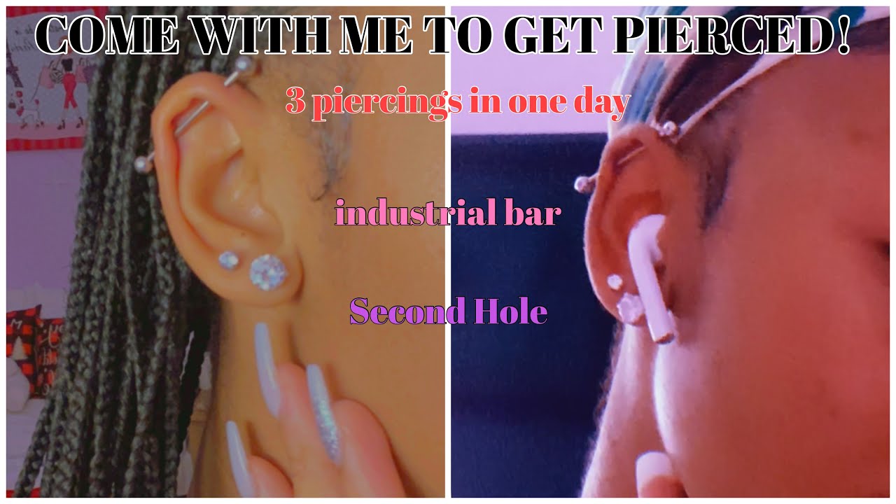 COME WITH ME TO GET PIERCED| Industrial Bar & Seconds