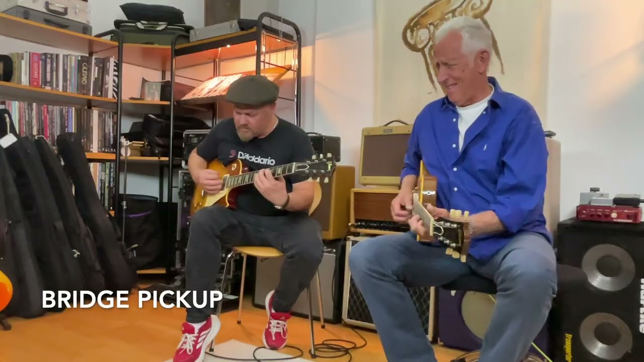 '58 'burst and '54 goldtop and British Blues