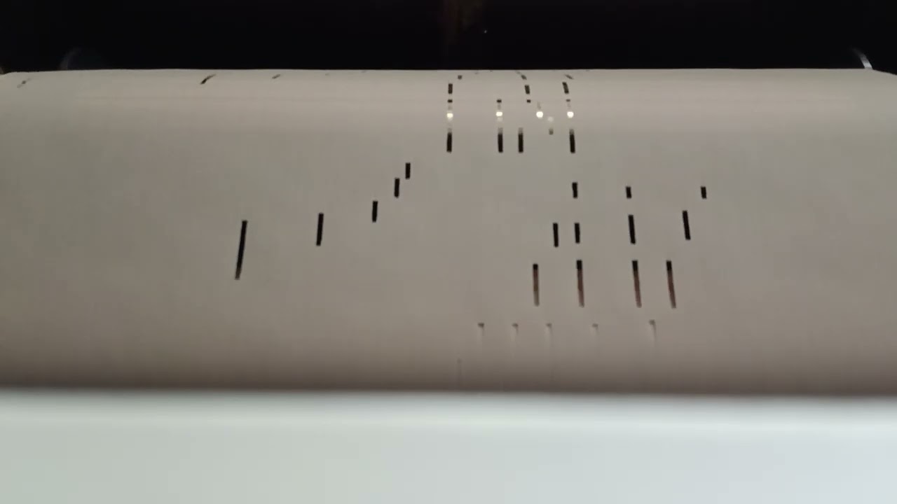Rhapsody in Blue by George Getschwin Pt 2 on QRS Player Piano Roll 