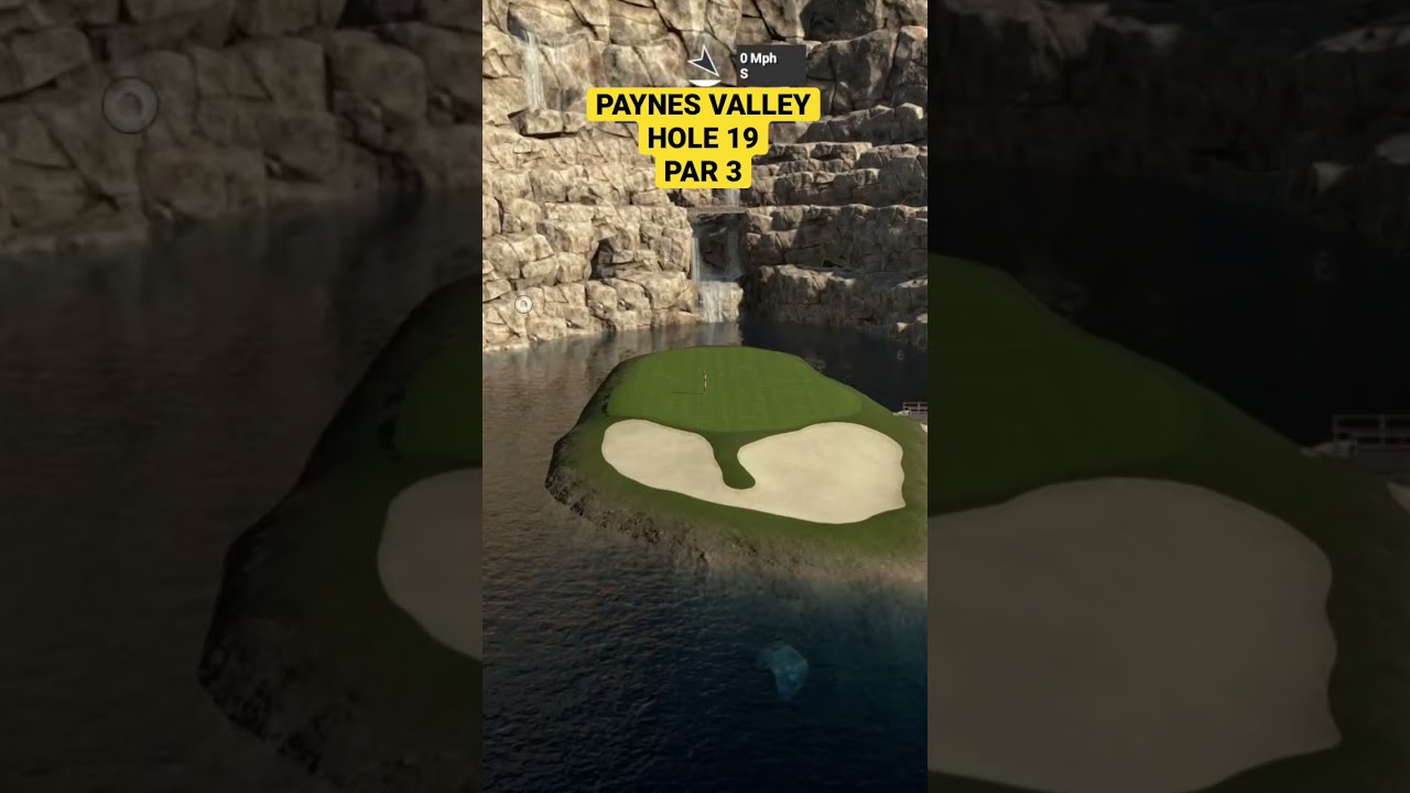 STUNNING 19th Hole at Payne's Valley (TGC 2019 & SkyTrak Golf Simulator)