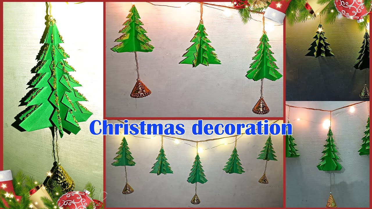 Christmas decoration idea | christmas tree hanging idea | craft | christmas craft