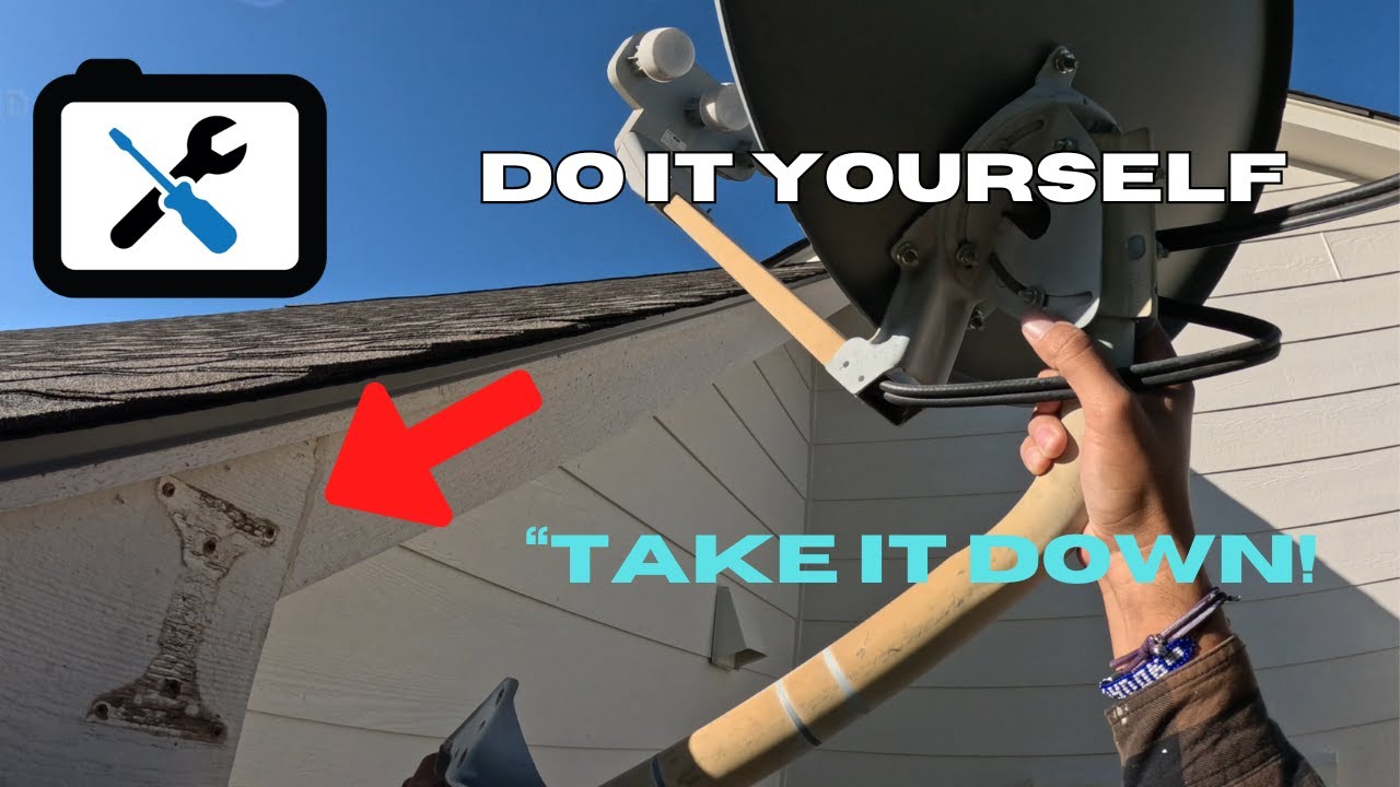 How to remove a dish satellite
