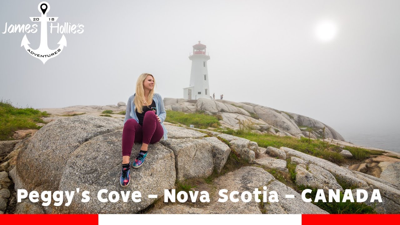 CRAZY SEA MIST AT PEGGY'S COVE & CAR RENTAL IN CANADA | Barbster360 Travel Vlog
