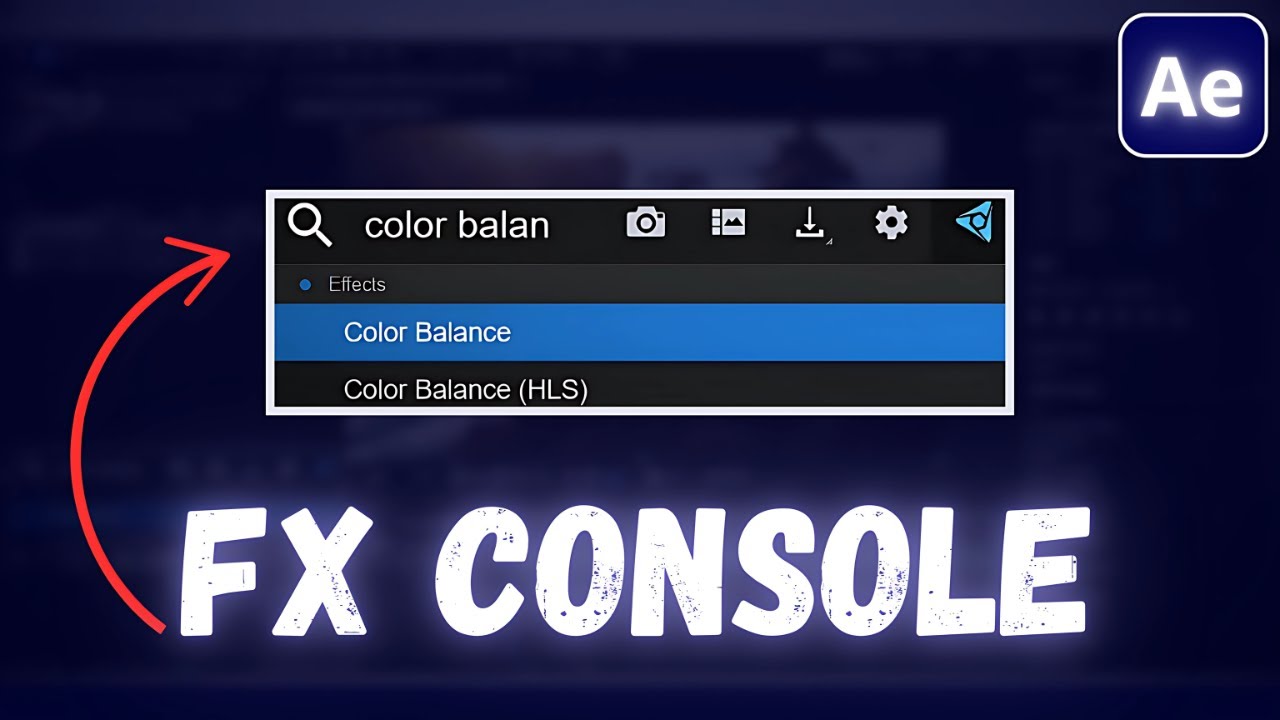 Как установить и использовать FX Console в After Effects