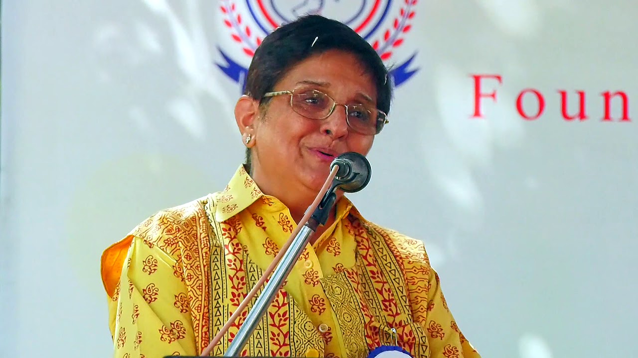 Speech of Dr. Kiran Bedi at Study School, Puducherry