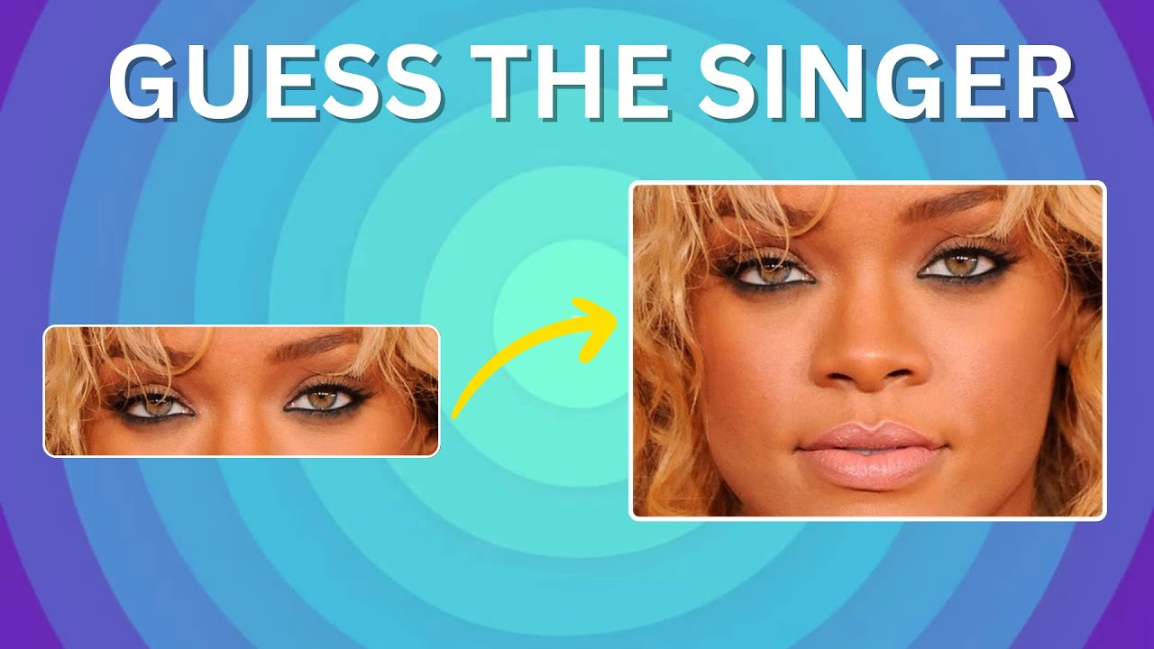 Can You Guess 50 Singers Just By Their Eyes? | Guess 50 Singers By Their Eyes