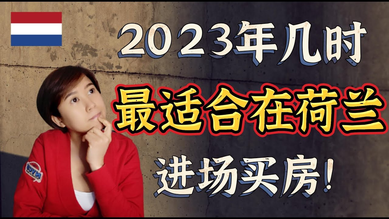 (Eng Subs) 荷兰 | 2023年的荷兰房市情况 | 何时应该进场 | Housing market in the Netherlands in 2023
