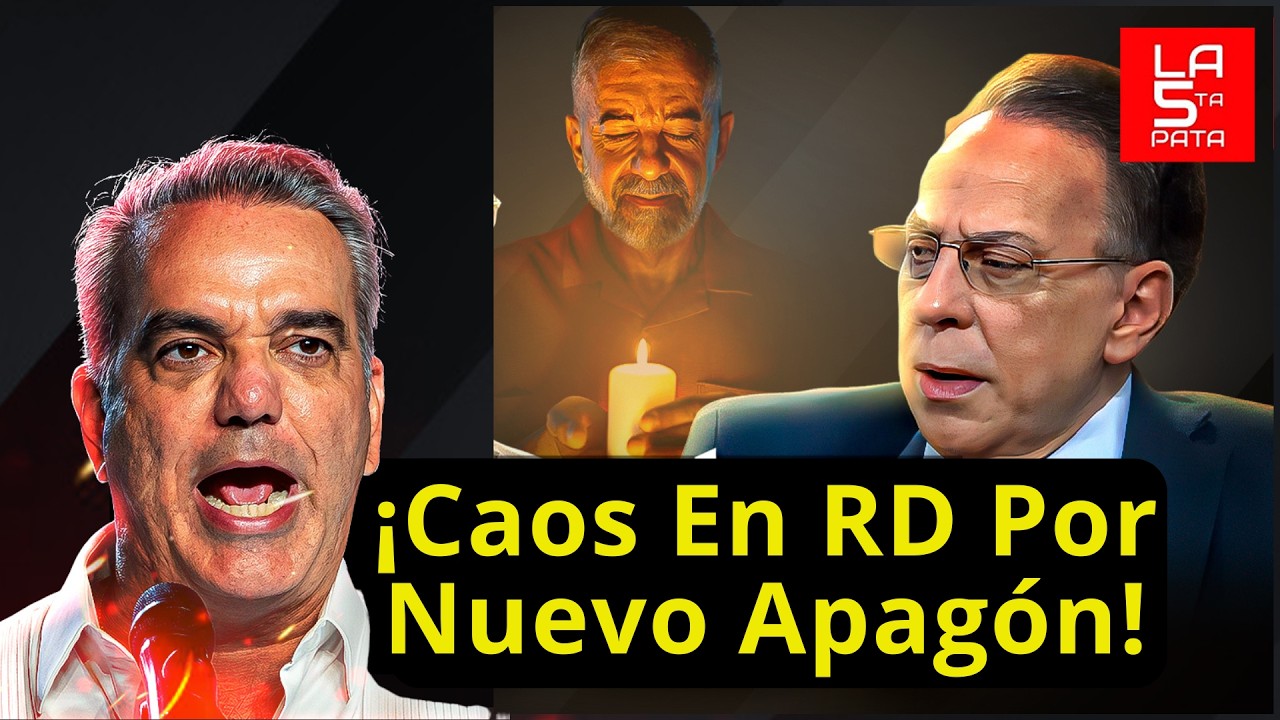 ¡Apagón Sorprende Nuevamente A RD! Le Dañaron el Discurso al Presidente Abinader
