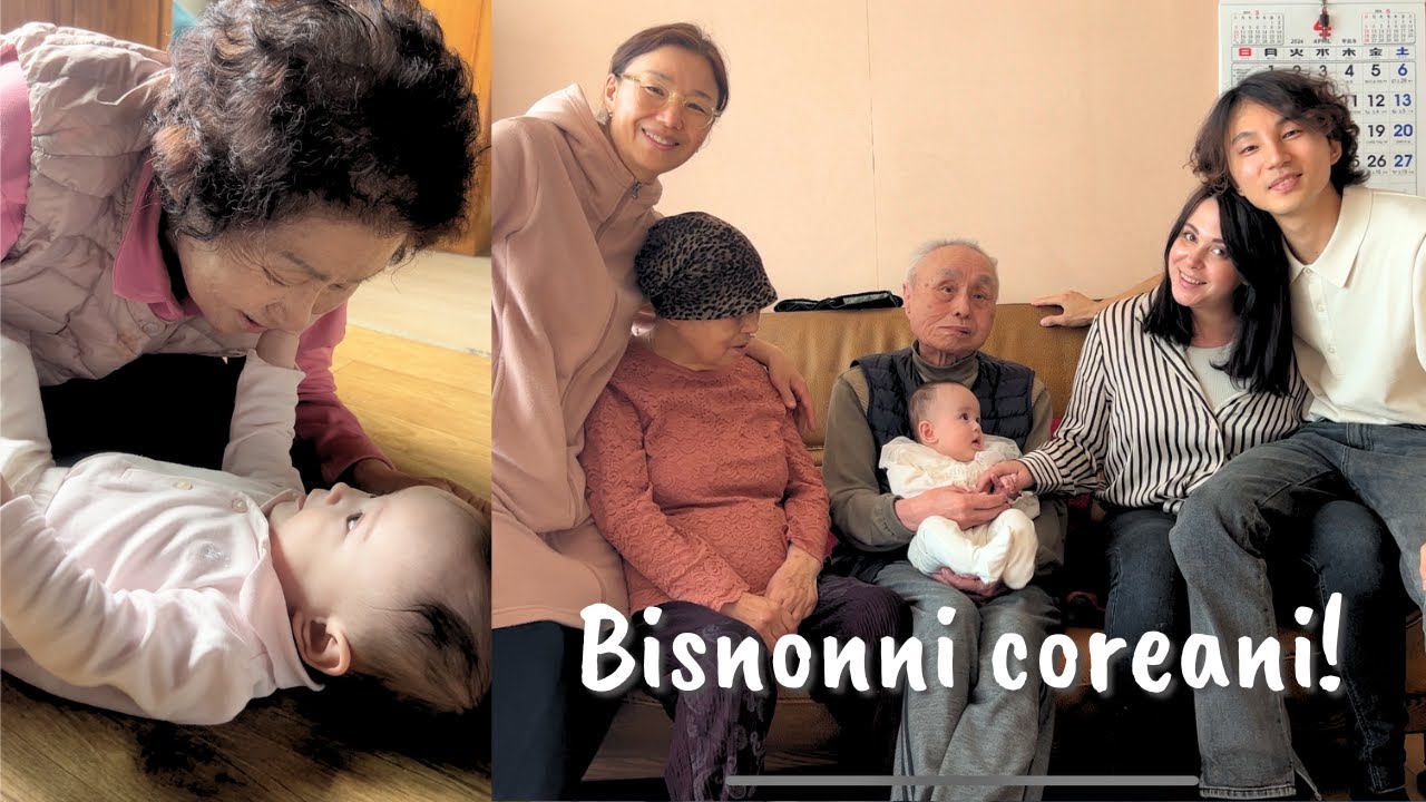 Bisnonni Coreani incontrano Haru per la 1 volta!