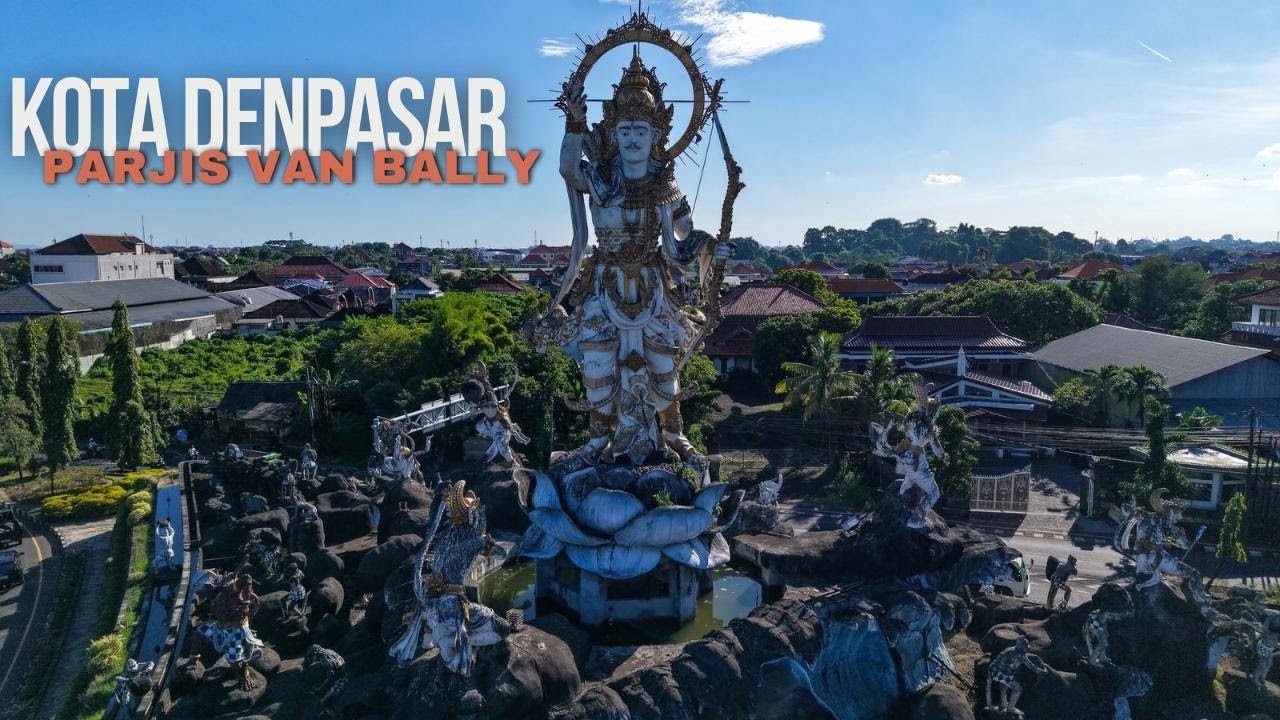 Menyusuri Kota Denpasar dari Udara – View Spektakuler Drone 4K! #djiair3s #drone #bali
